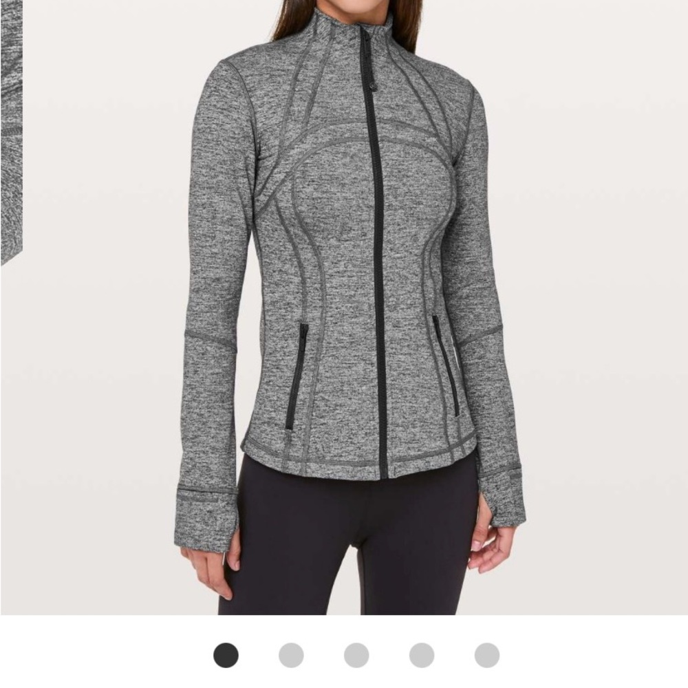 Lululemon Define Heathered Black Jacket